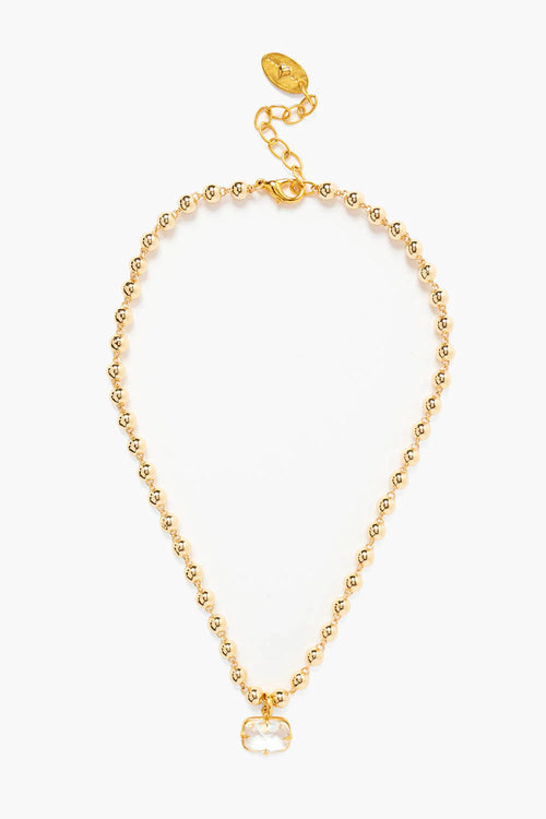 Andie Ball Chain Necklace ~ Gold