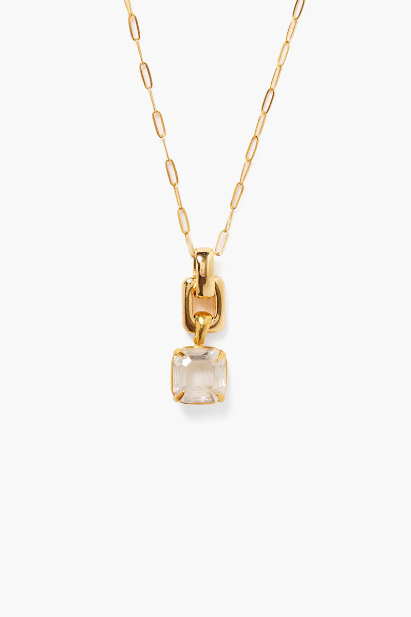 Ellis Necklace ~ Crystal Gold