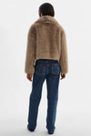 Nova Faux Fur Jacket ~ Wolf