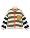 The Plush Terrain Full Zip ~ Mixed Heritage Stripe