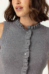Ozzie Tank ~ Fog Heather Grey