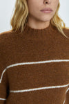 Carlen Sweater ~ Caramel Stripe