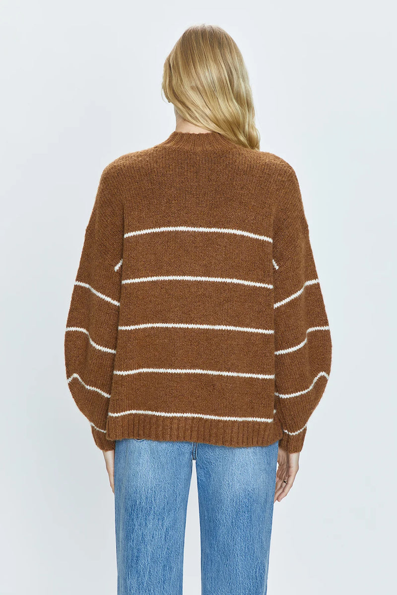 Carlen Sweater ~ Caramel Stripe