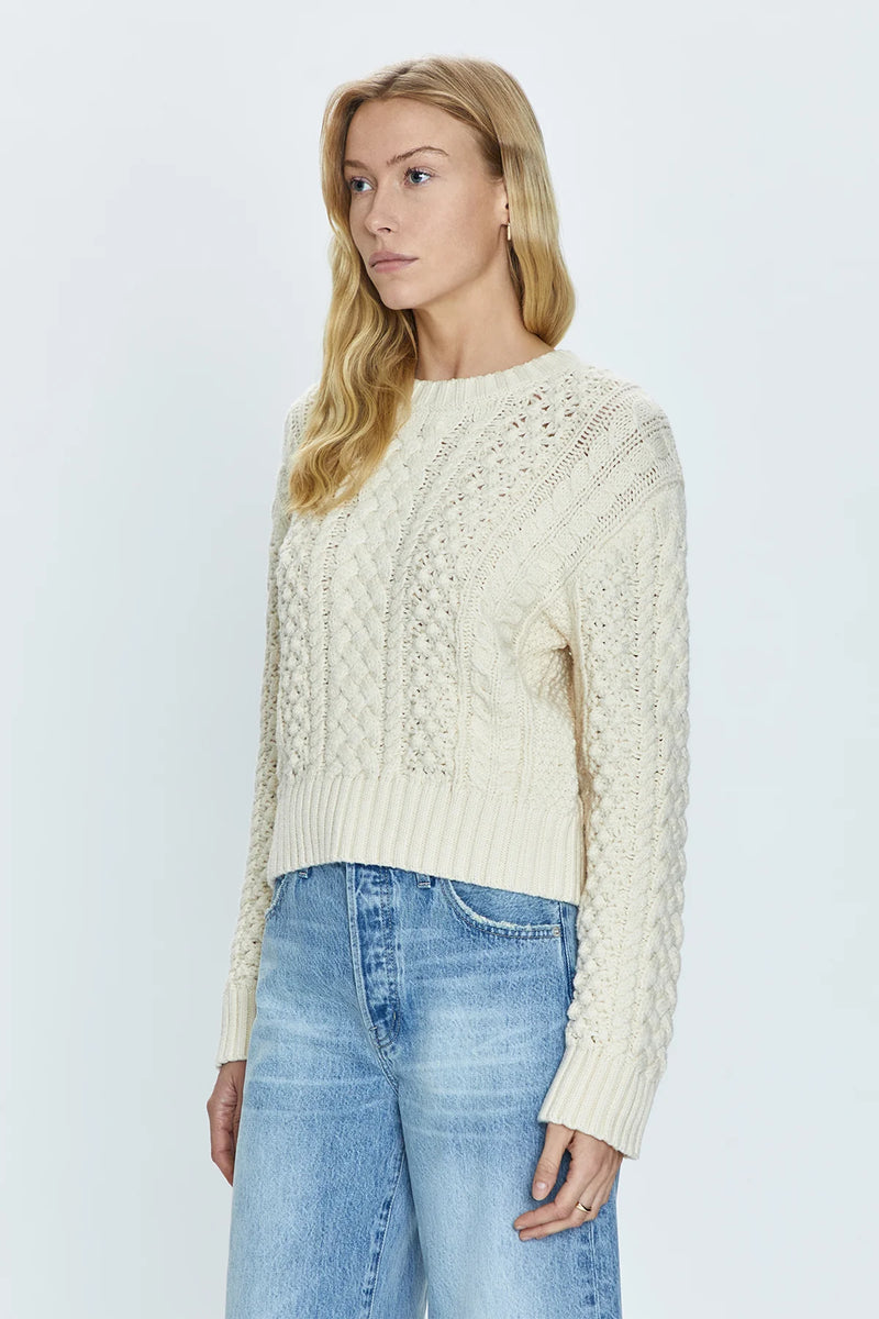 Quinn Sweater ~ Ivory