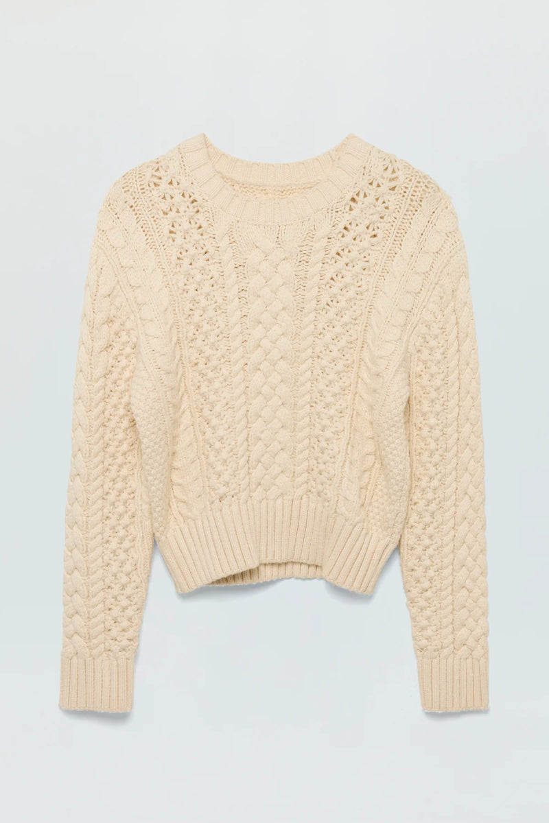 Quinn Sweater ~ Ivory