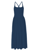 Penelope Cross Back Midi Dress ~ Navy