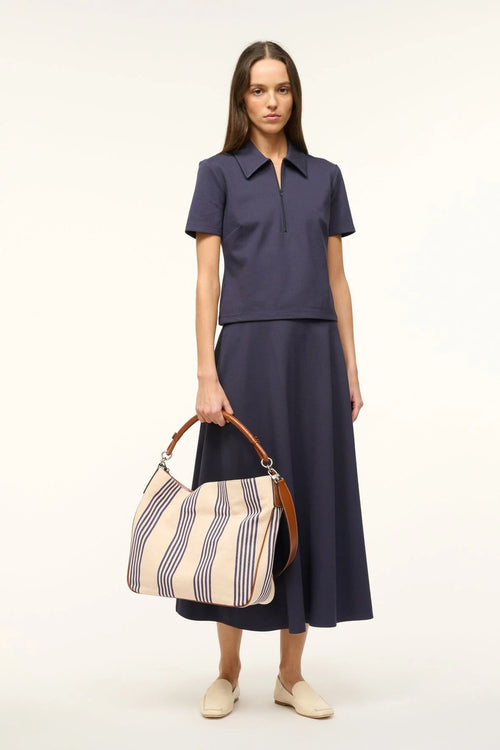 Perry Bag ~ Marine Bayadere Stripe