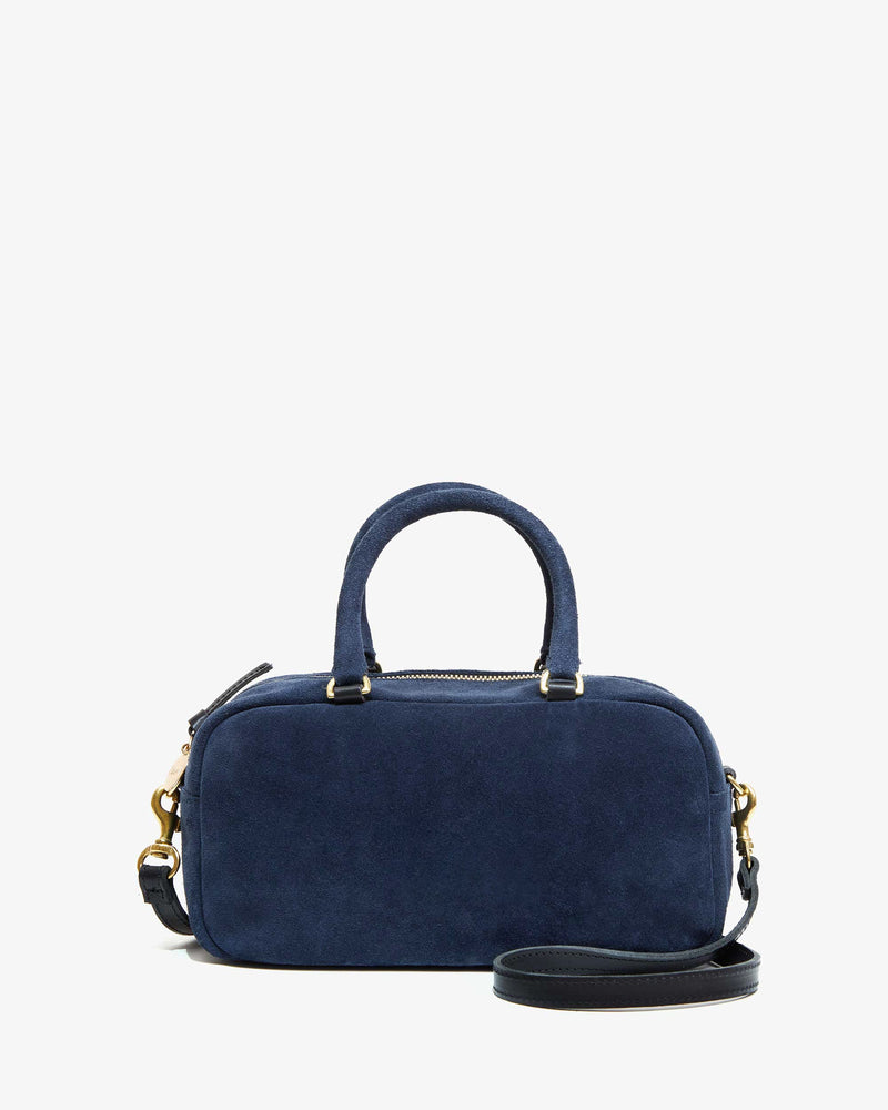 Petit Claudine ~ Bright Navy Suede