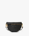 Petite Fanny ~ Black Woven Zig-Zag