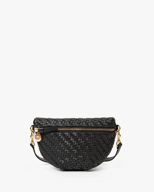 Petite Fanny ~ Black Woven Zig-Zag