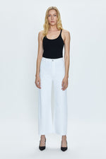 Penny Crop High Rise Wide Leg - Blizzard