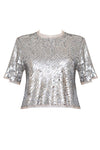 Pixie Top ~ Rose Sequin