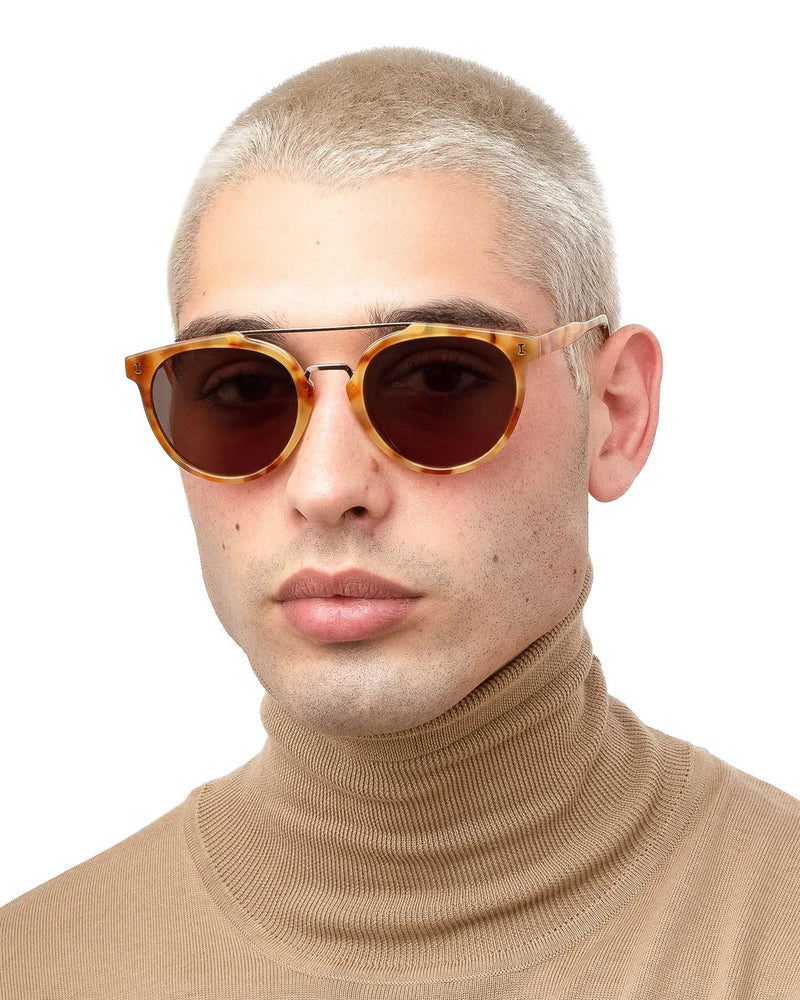 Puglia Sunglasses Amber Rose Gold Chic Streets