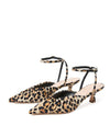 Rio Smocked Kitten Heel ~ Leopard
