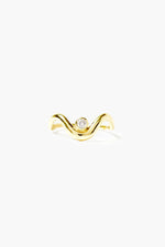 Diamond Canyon Ring ~ Gold