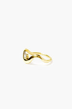 Diamond Canyon Ring ~ Gold