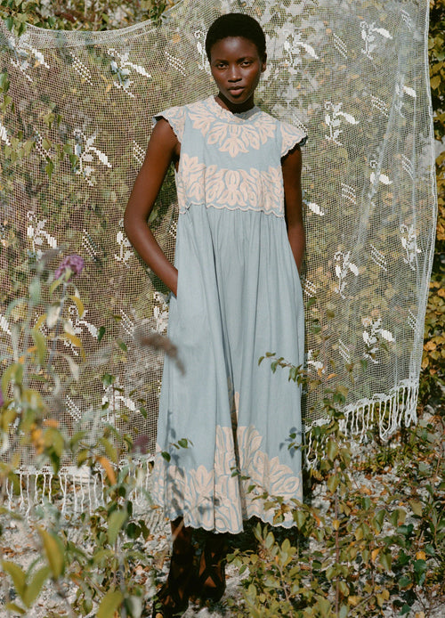 Alexandra Dress ~ Blue