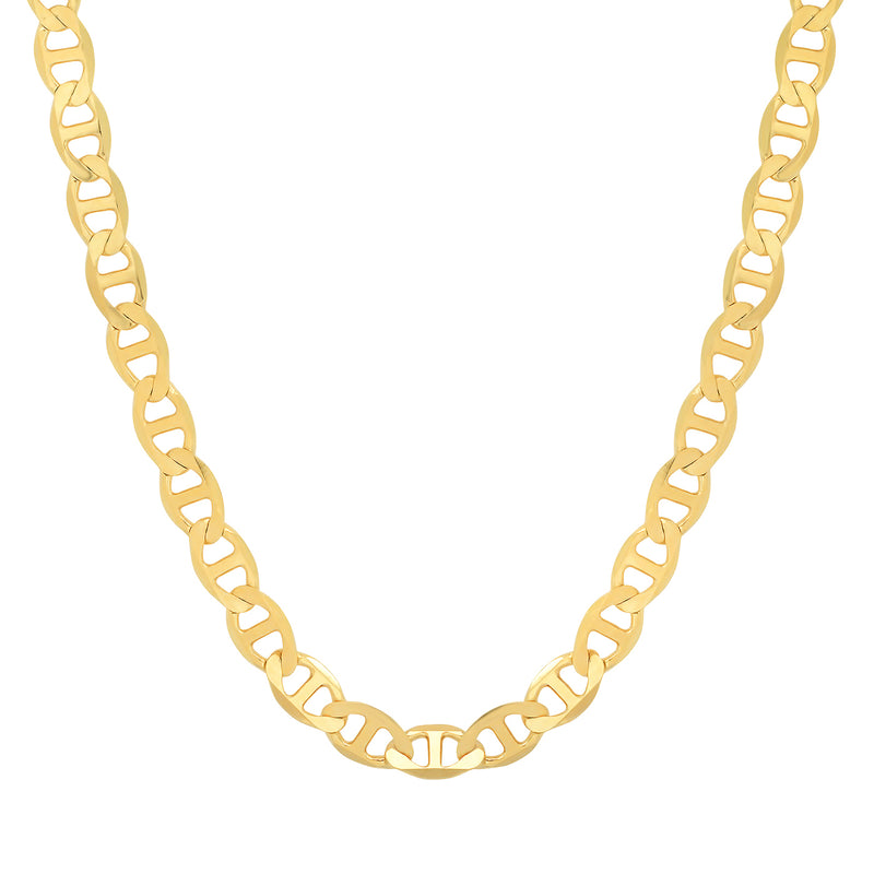 Gold Vermeil Zipper Link Chain Necklace