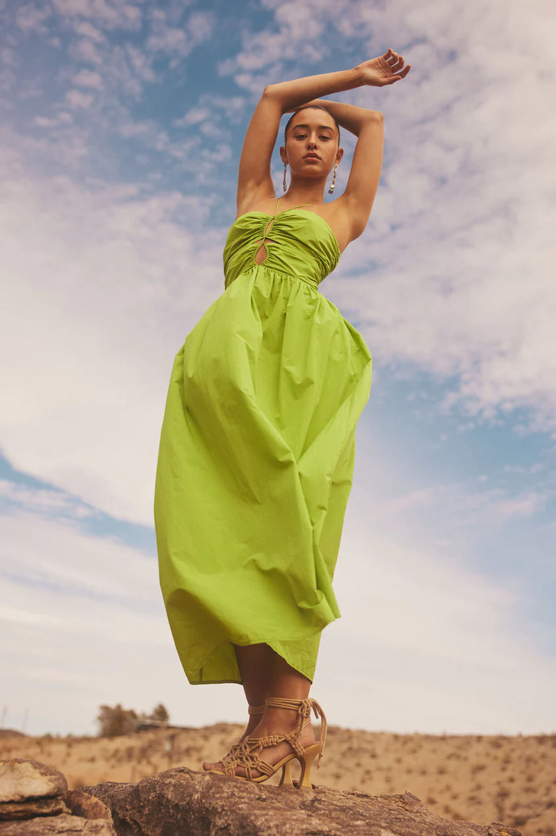 Silvia Dress Banana Leaf Chic Streets