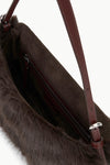 Harlow Faux Fur Bag~ Espresso
