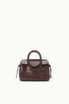Maude Mini Carryall ~ Espresso Croc