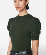 Ruched Sleeve Cashmere Sweater ~ Surplus