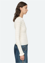 Rue High neck Sweater ~ Cream