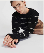 Busy Sweater ~ Oreo Stripe