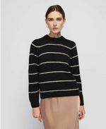 Busy Sweater ~ Oreo Stripe