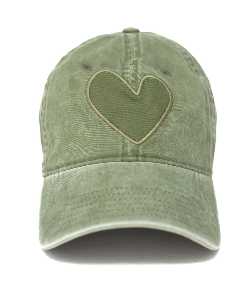 KR Imperfect Heart Hat ~ Green