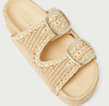 Theo Natural Straw Footbed Sandal