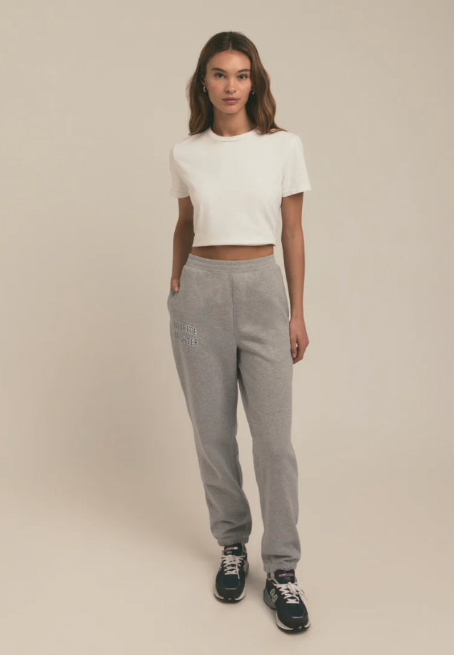 Collegiate Jogger~ heather grey