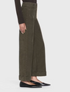 70's Cropped Wide Leg~ Rich Military