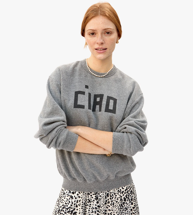 Oversized Ciao Sweatshirt~ Grey