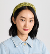 Velvet Kelly Headband ~ Chartreuse