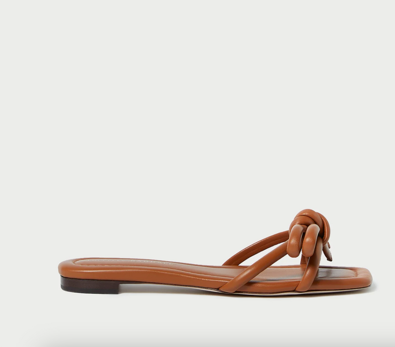 Hadley Brown Bow Sandal ~ Timber