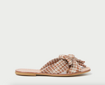 Rima Bow Sandal ~ Brown Gingham