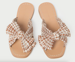 Rima Bow Sandal ~ Brown Gingham