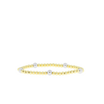 Patterned Ball Bracelet ~ Gold/Silver