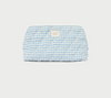 Frances Cosmetic Pouch ~ Blue Gingham