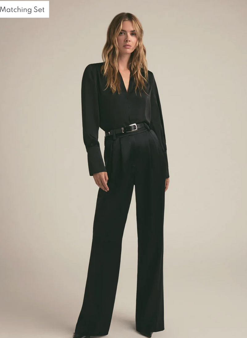 The Favorite Satin Pant ~ Black