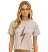 Bolt Boyfriend Tee ~ Sand/Mocha