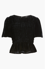 Rosie Top ~ Black Velvet