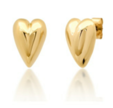 Puffy Heart Studs