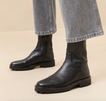 Danny Black Mid Lug Boot