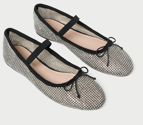 Leonie Crystal Ballet Flat