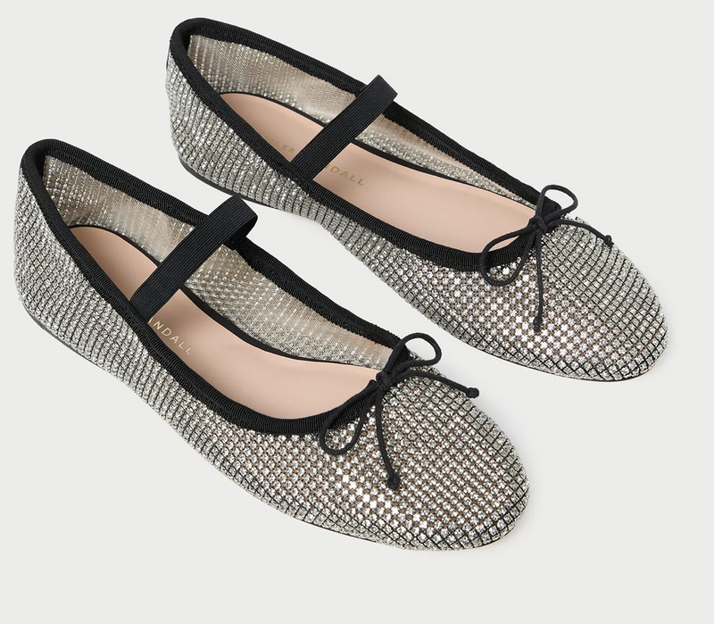 Leonie Crystal Ballet Flat