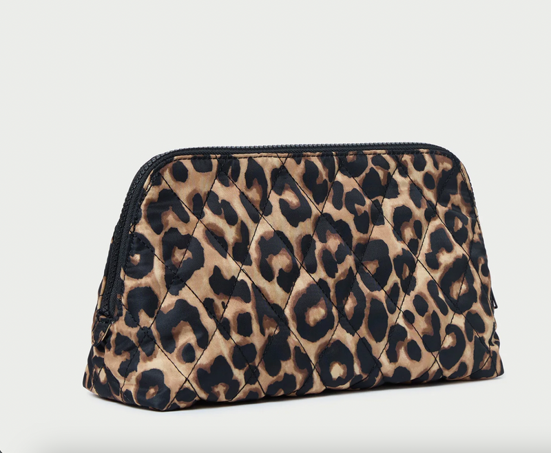 Frances Cosmetic Pouch ~ Leopard