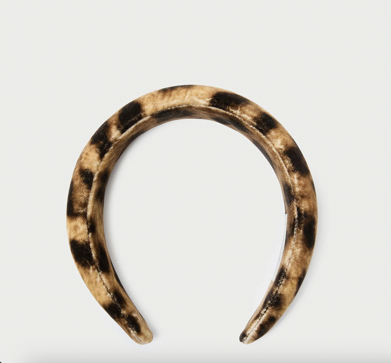 Bellamy Puffy Headband ~ Leopard