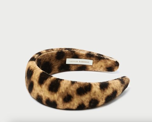 Bellamy Puffy Headband ~ Leopard